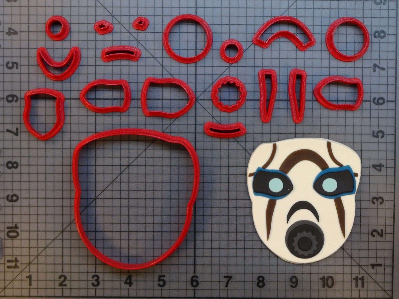Borderlands - Psycho Mask 266-B622 Cookie Cutter Set