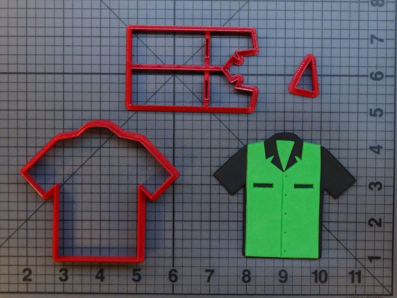 Bowling Shirt 266-B763 Cookie Cutter Set