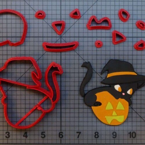 Halloween Cat 266-B808 Cookie Cutter Set
