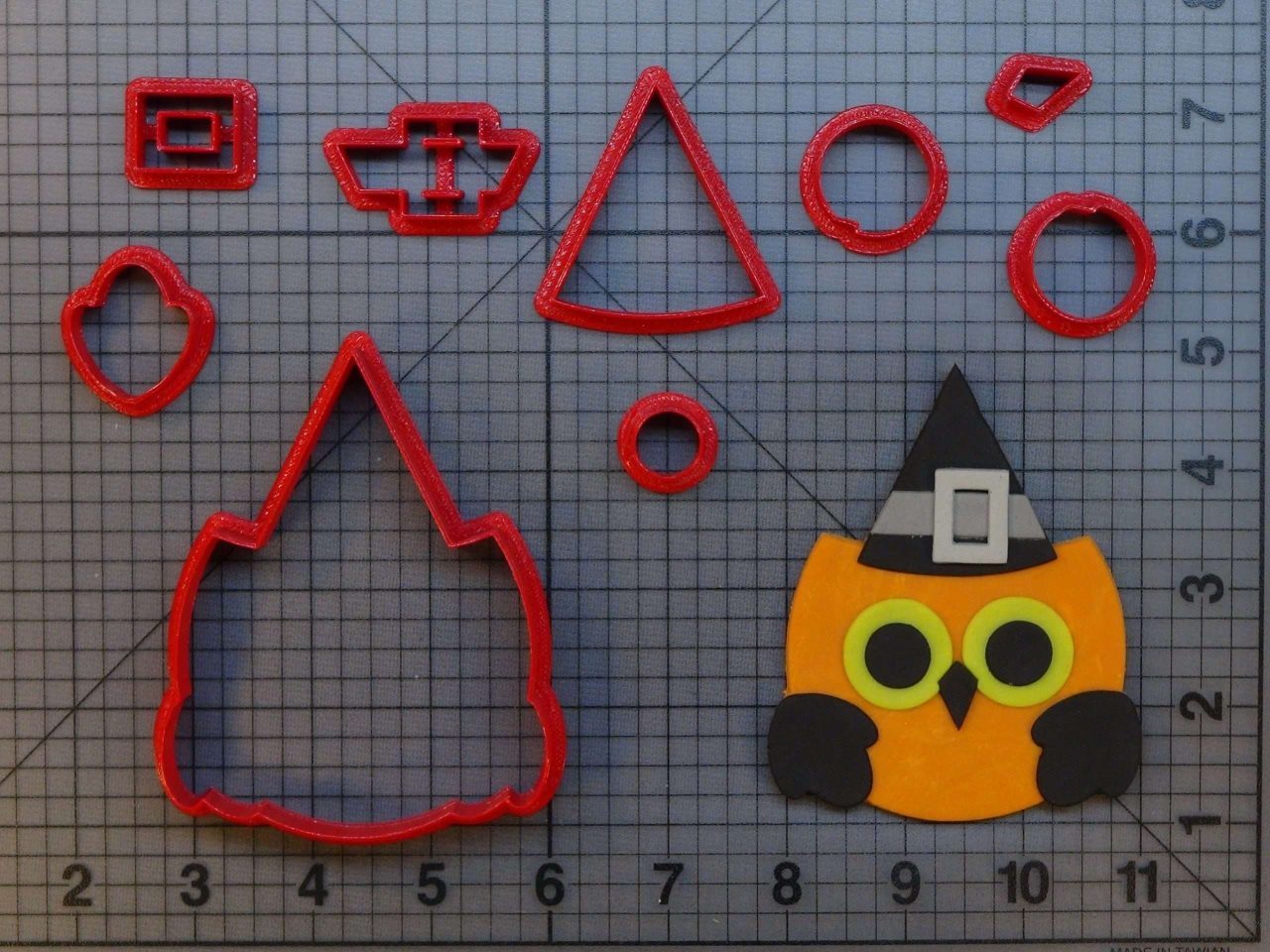 Halloween Owl 266-B810 Cookie Cutter Set