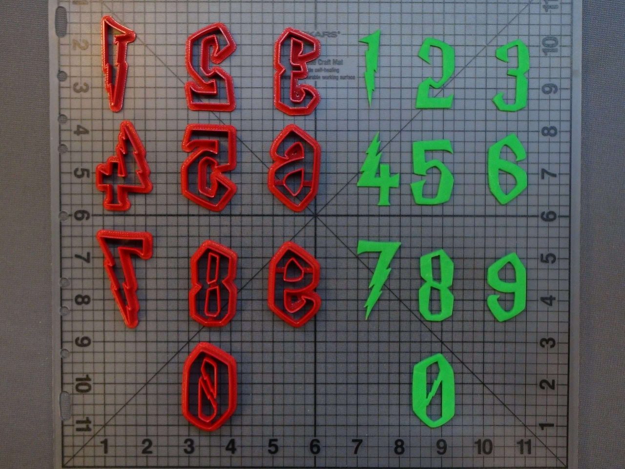 Harry Potter Font Numbers 266-B993 Cookie Cutters