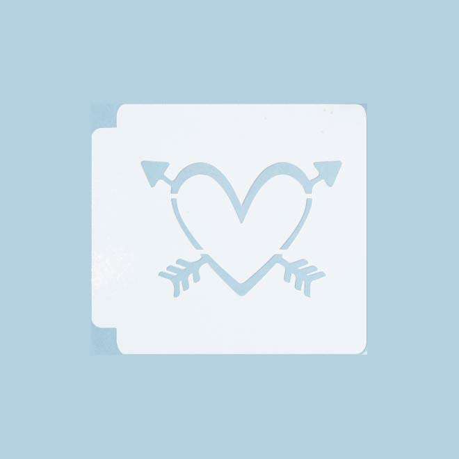 Heart Arrow 783-B302 Stencil