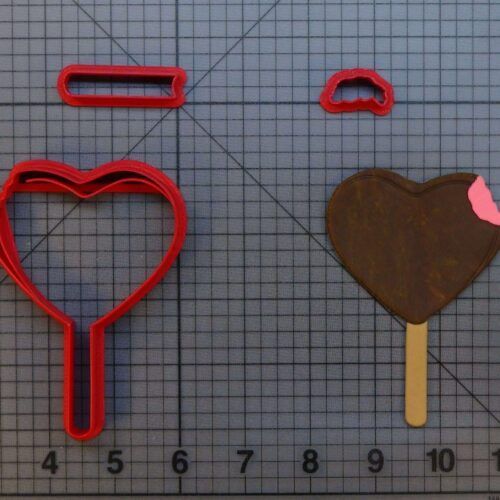 Heart Ice Cream 266-B634 Cookie Cutter Set
