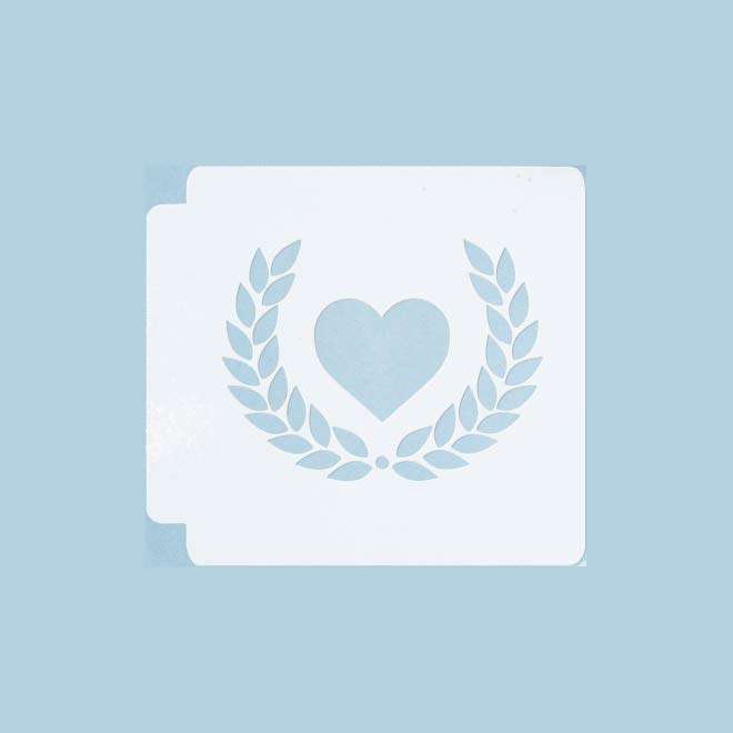 Heart Wreath 783-B354 Stencil