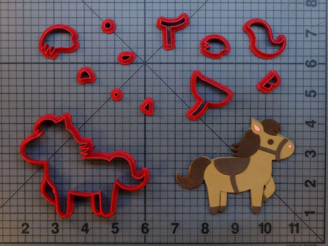 Horse 266-B768 Cookie Cutter Set