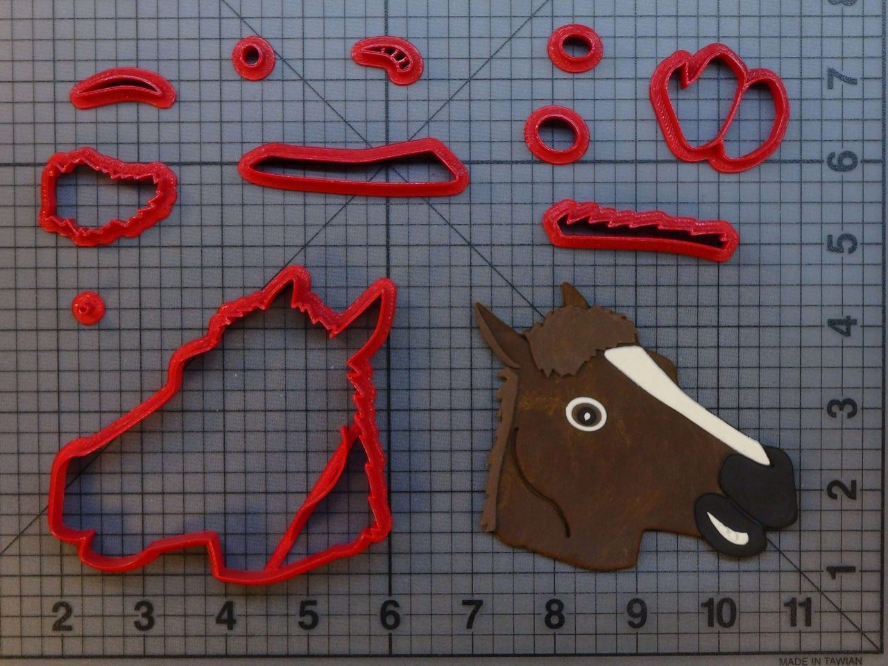 Horse Head 266-B771 Cookie Cutter Set