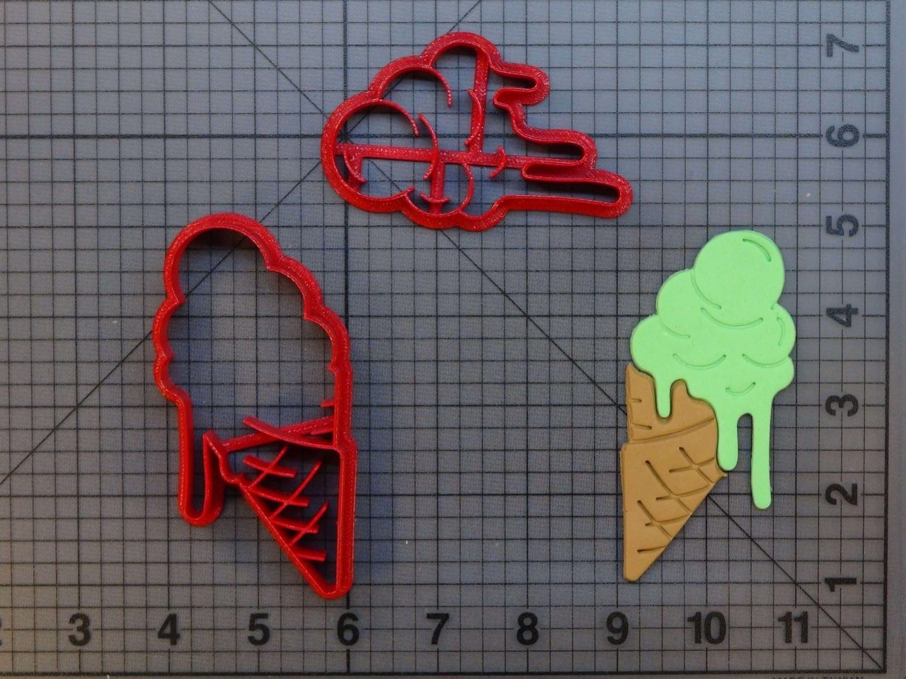 Ice Cream 266-B496 Cookie Cutter Set