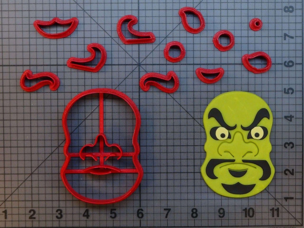 Japanese Mask 266-B798 Cookie Cutter Set