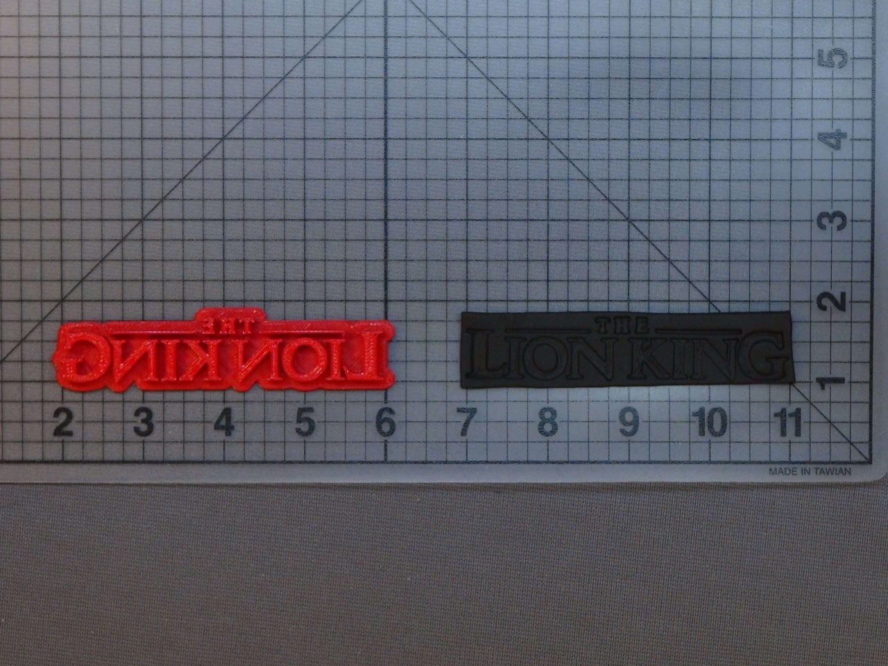 Lion King Logo 266-B857 Stamp