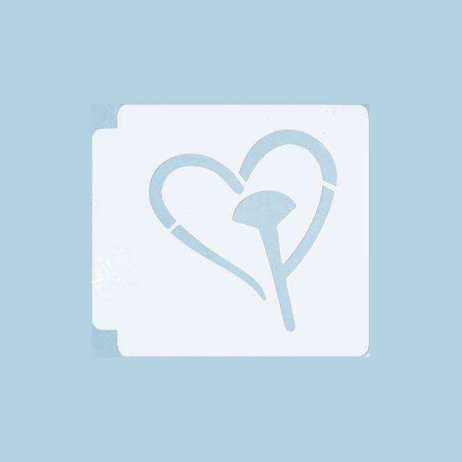Makeup Heart 783-B392 Stencil