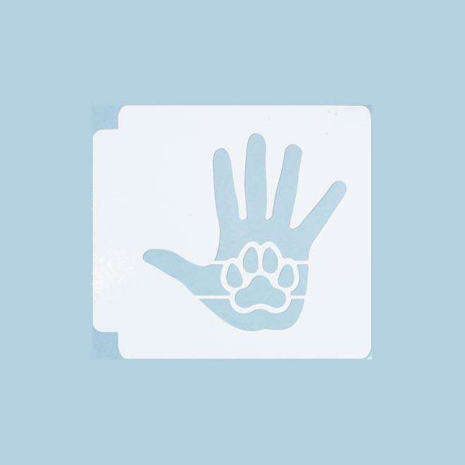 Paw Hand 783-B355 Stencil