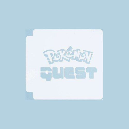 Pokemon Quest Logo 783-B111 Stencil
