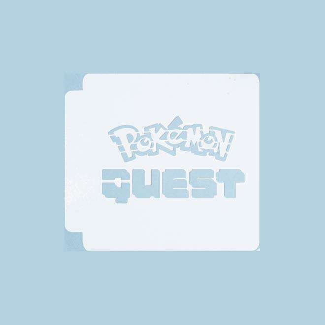 Pokemon Quest Logo 783-B111 Stencil