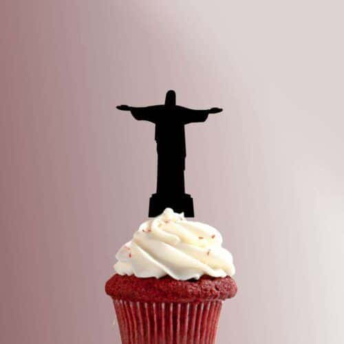 Rio de Janeiro Christ the Redeemer 228-152 Cupcake Topper