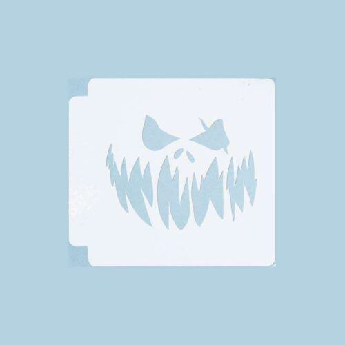 Scary Pumpkin Face 783-B409 Stencil