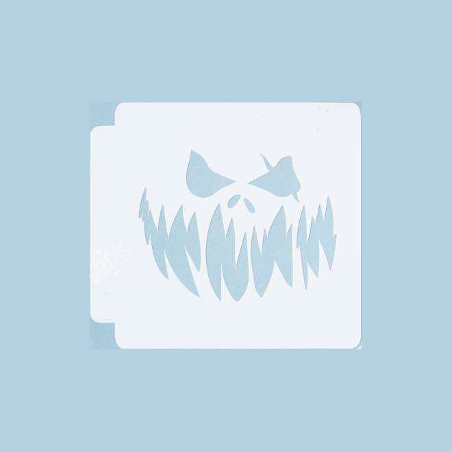 Scary Pumpkin Face 783-B409 Stencil