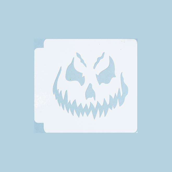 Scary Pumpkin Face 783-B410 Stencil
