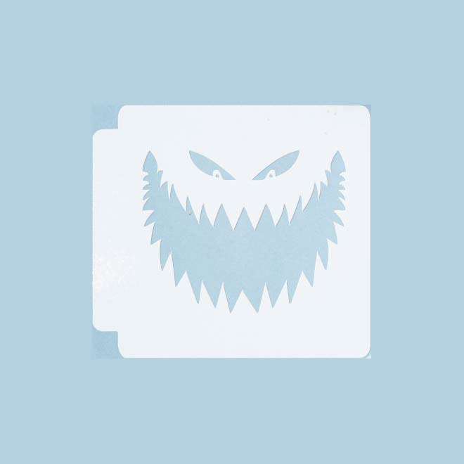 Scary Pumpkin Face 783-B411 Stencil