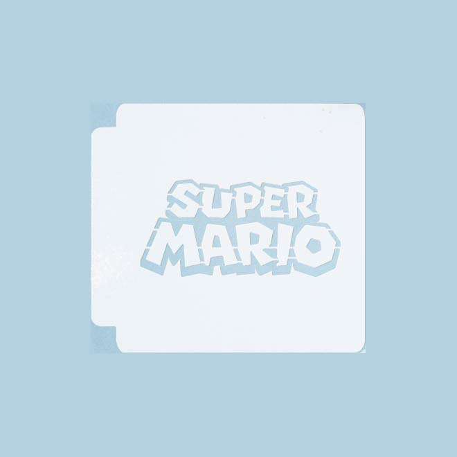 Super Mario Logo 783-A962 Stencil