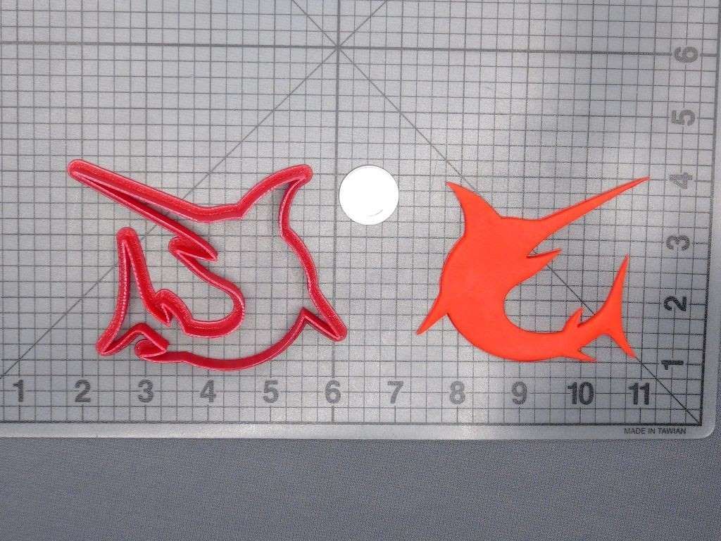 Swordfish 266-D621 Cookie Cutter Silhouette