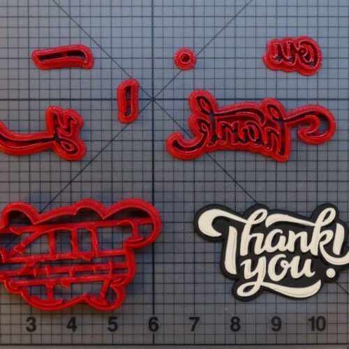 Thank You 266-B718 Cookie Cutter Set