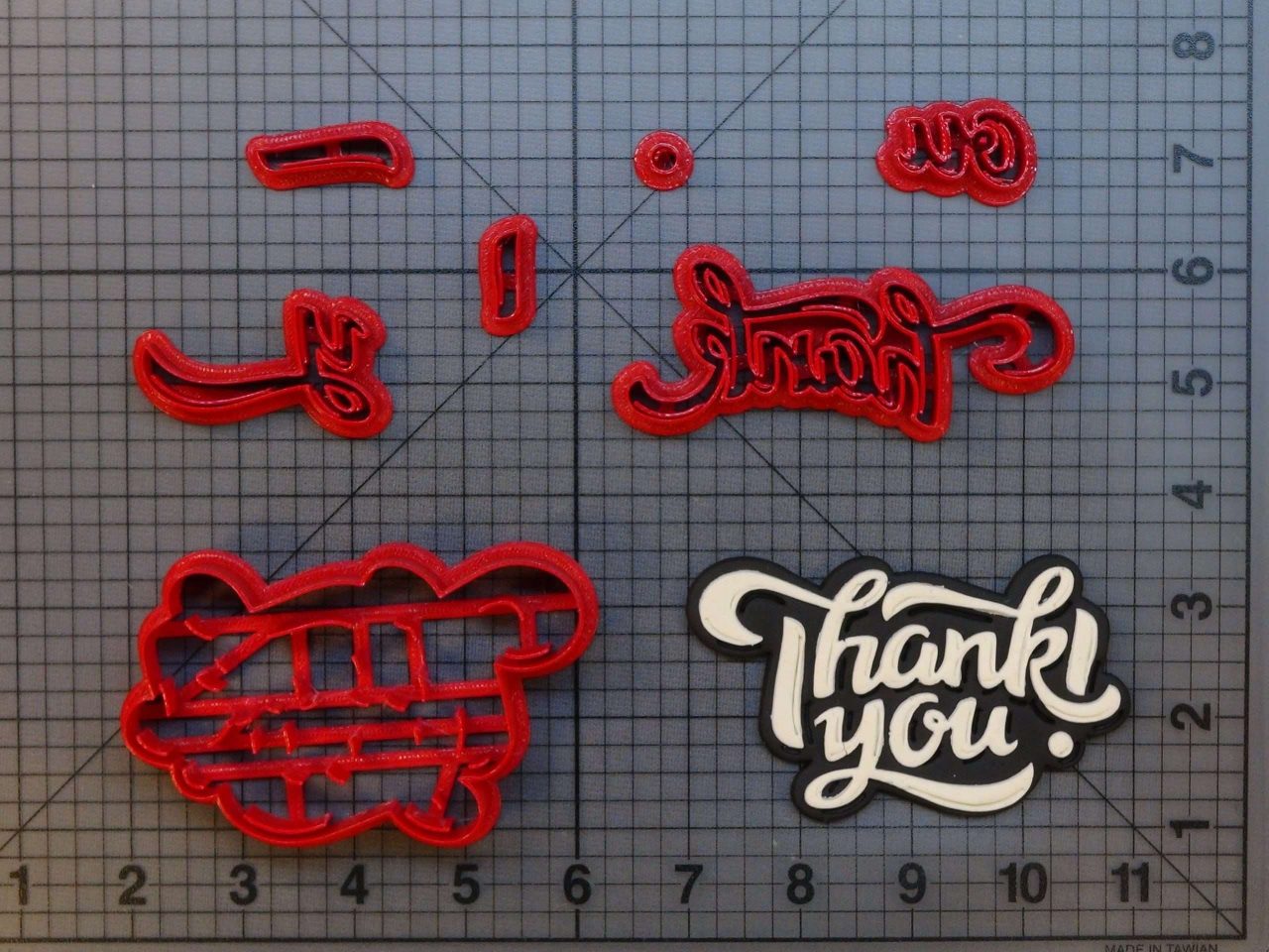 Thank You 266-B718 Cookie Cutter Set