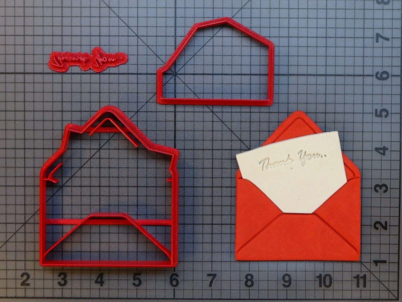 Thank You Letter 266-B717 Cookie Cutter Set