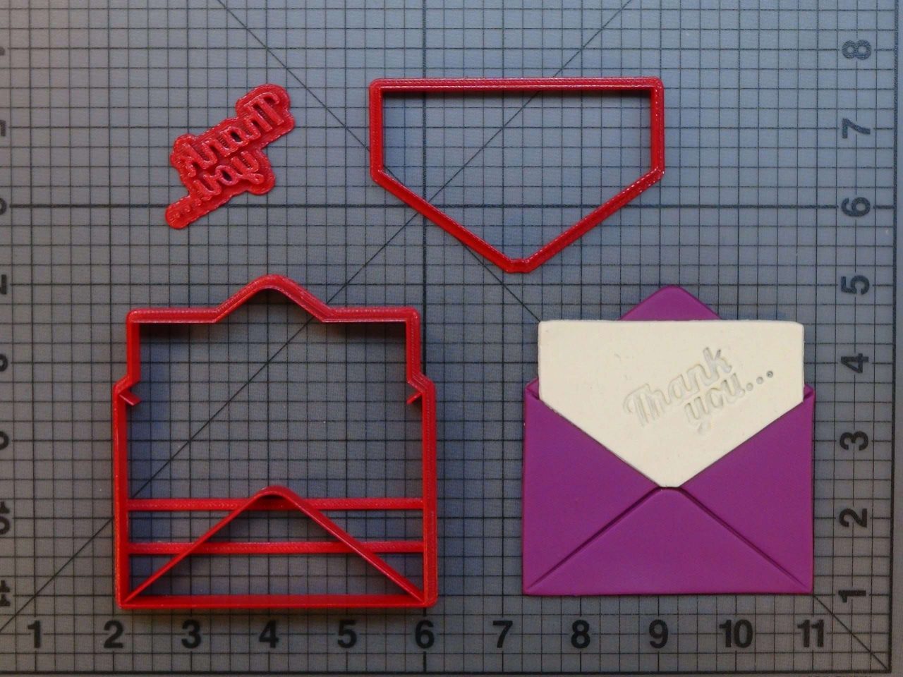 Thank You Letter 266-B722 Cookie Cutter Set