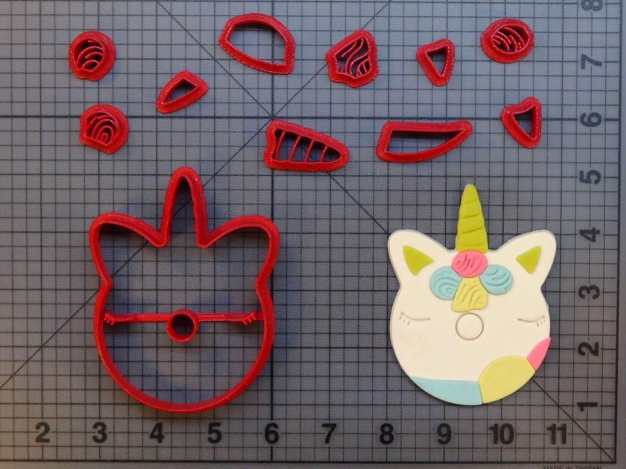 Unicorn Donut 266-B621 Cookie Cutter Set
