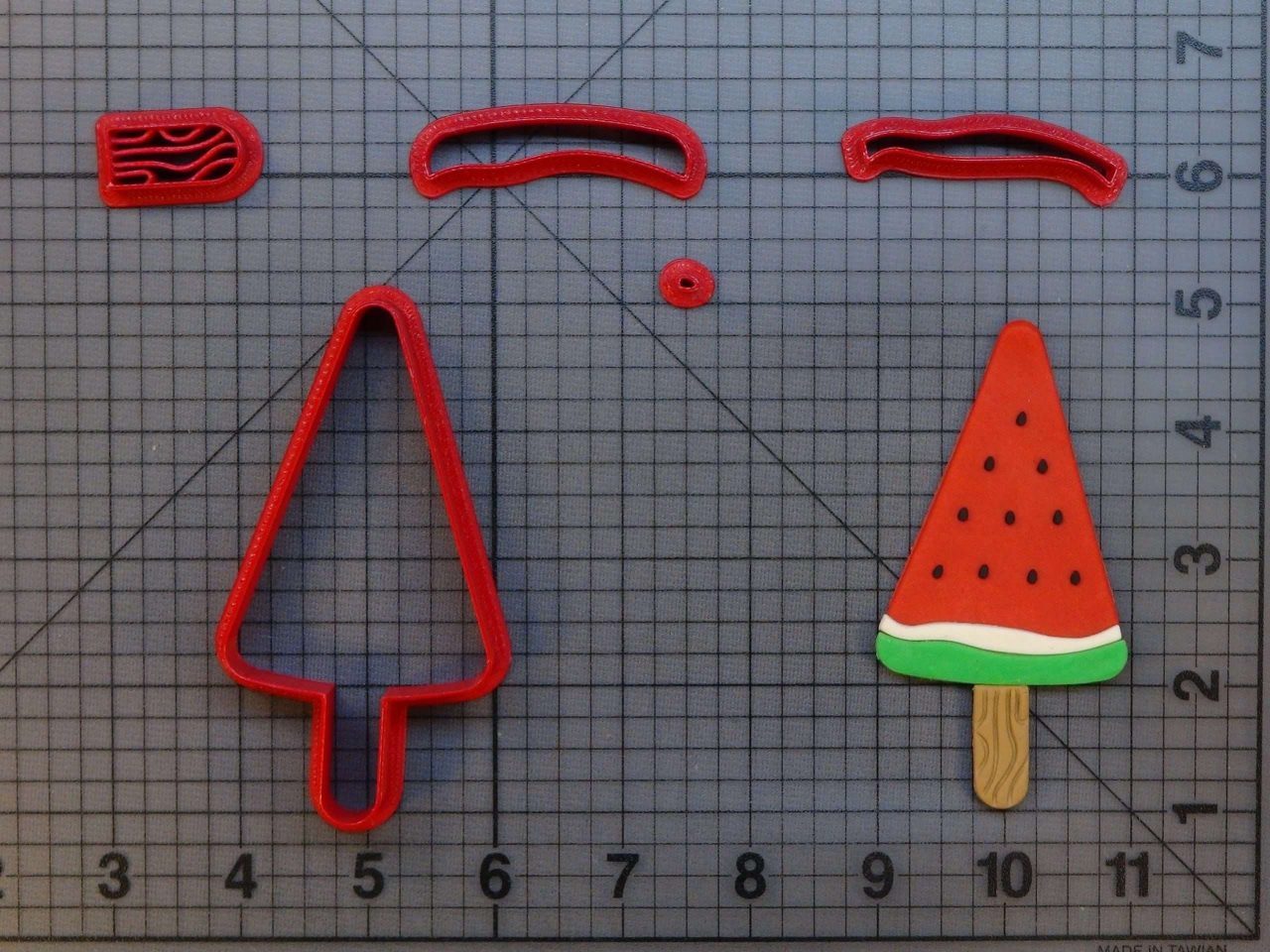 Watermelon Ice Cream 266-B624 Cookie Cutter Set