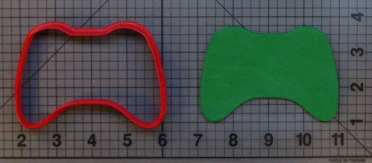 Xbox Controller 266-B989 Cookie Cutter Silhouette