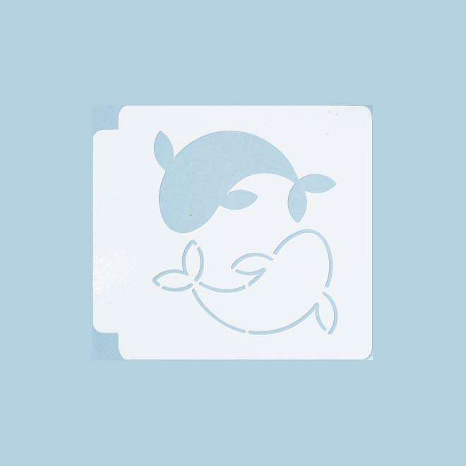 Yin Yang Fish 783-B270 Stencil
