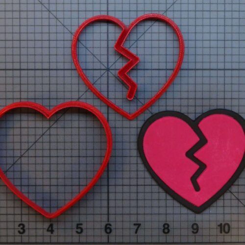 Broken Heart 266-B873 Cookie Cutter Set