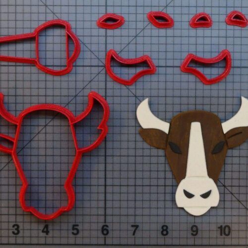 Bull Face 266-B874 Cookie Cutter Set