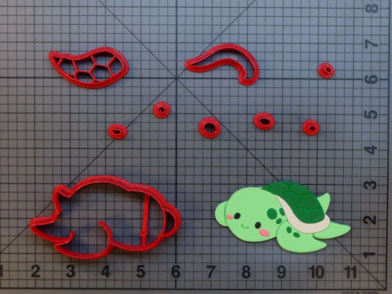Cute Sea Turtle 266-B879 Cookie Cutter Set
