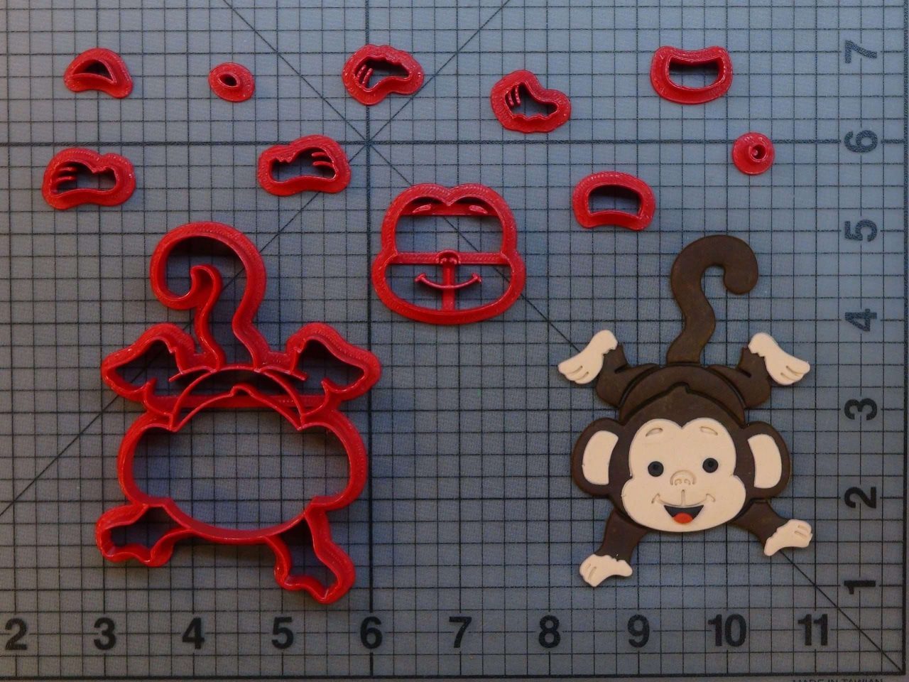 Monkey 266-B965 Cookie Cutter Set