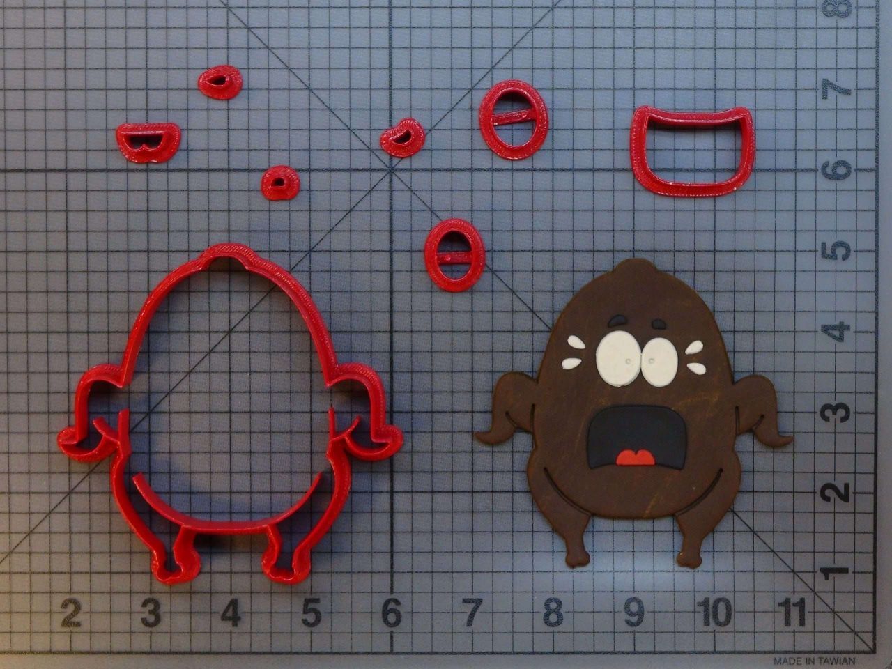 Scared Turkey 266-B970 Cookie Cutter Set