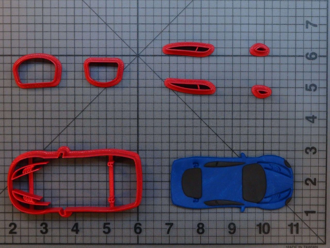Car 266-B876 Cookie Cutter Set