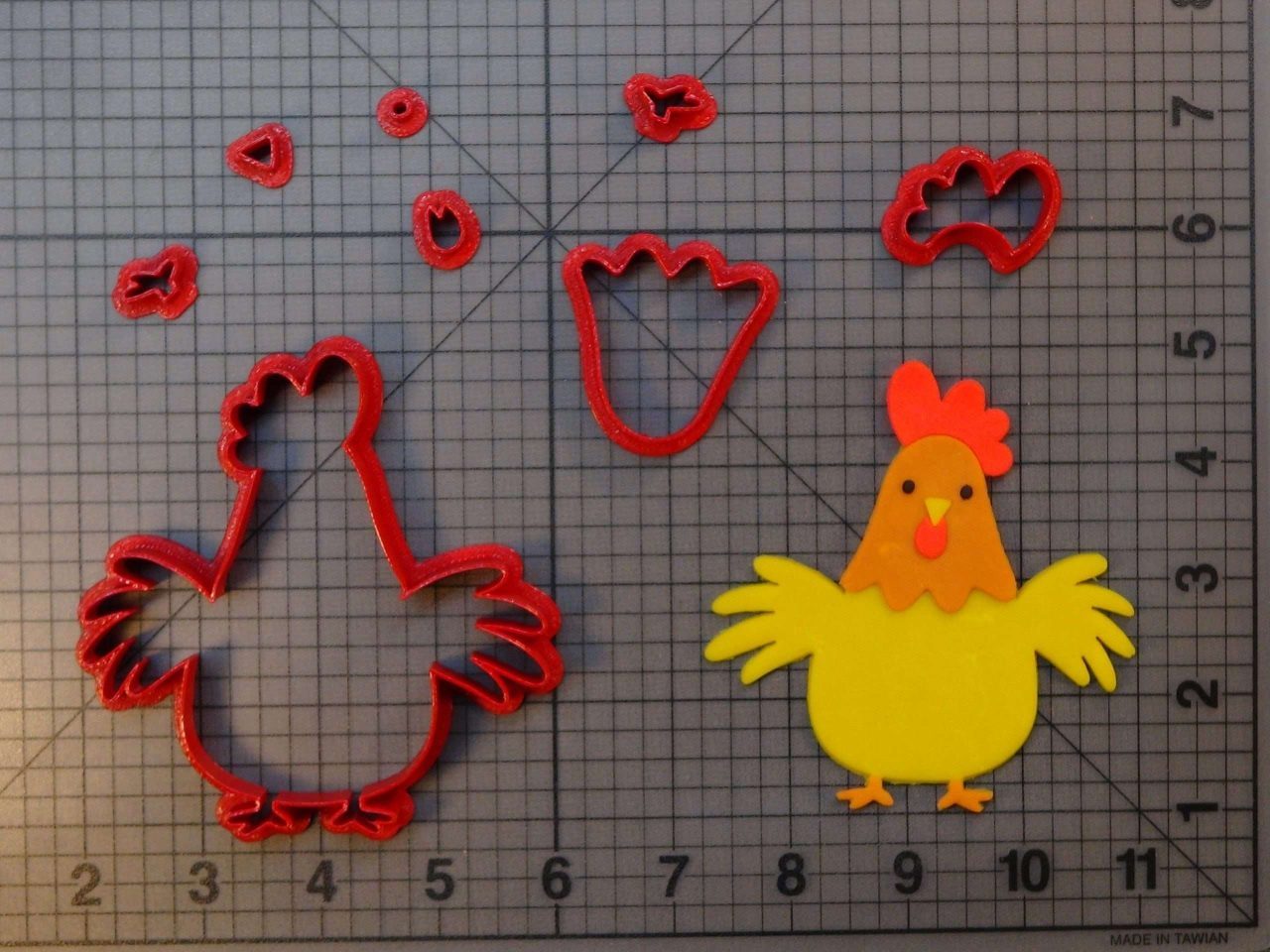 Chicken 266-C163 Cookie Cutter Set