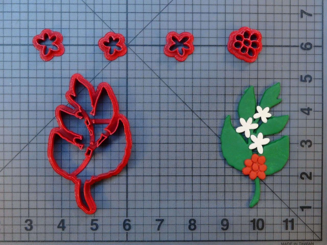 Coffee Plant 266-C214 Cookie Cutter Set