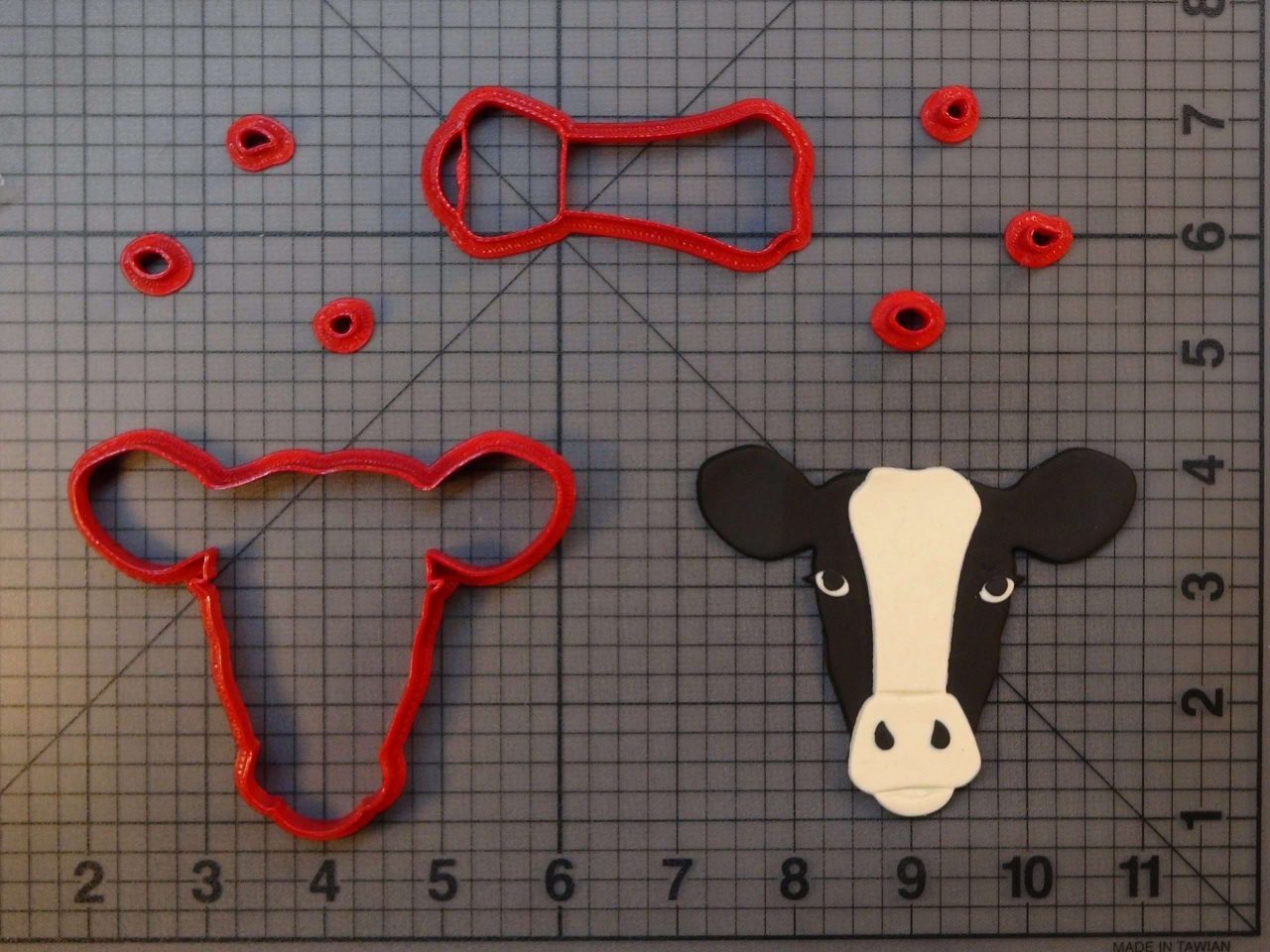 Cow Face 266-C166 Cookie Cutter Set