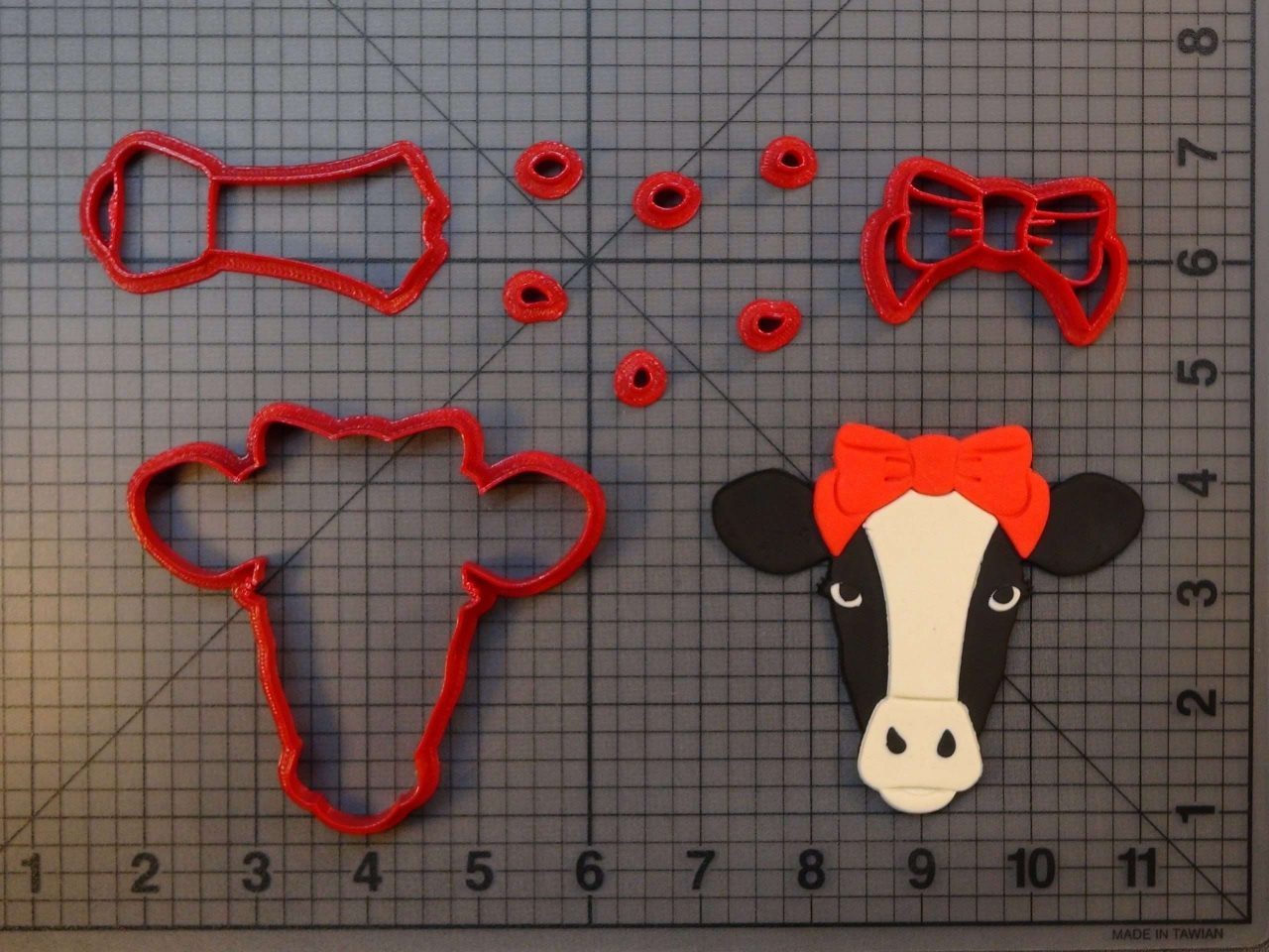 Cow Face 266-C167 Cookie Cutter Set