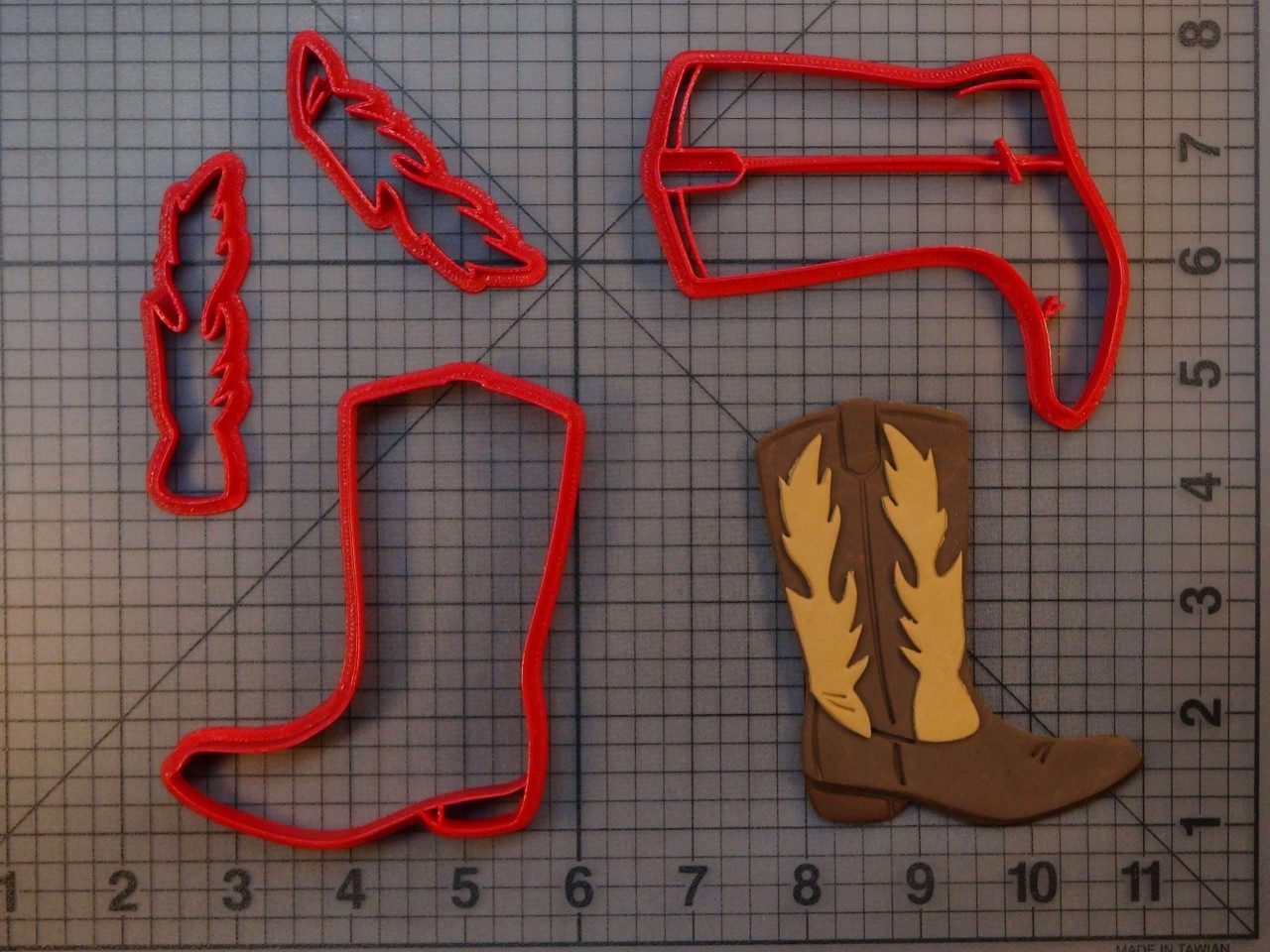 Cowboy Boot 266-C171 Cookie Cutter Set