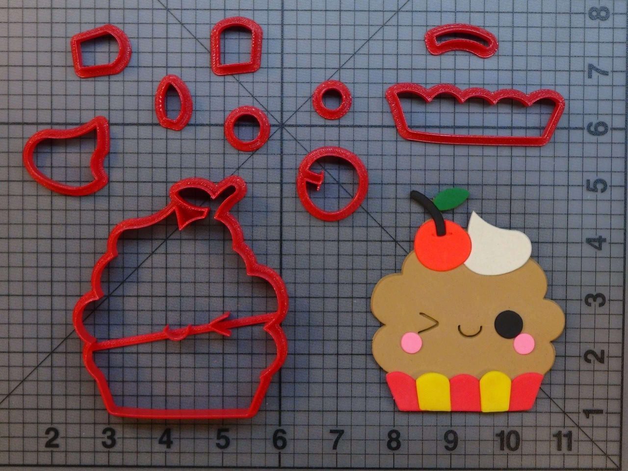 Cupcake 266-B877 Cookie Cutter Set