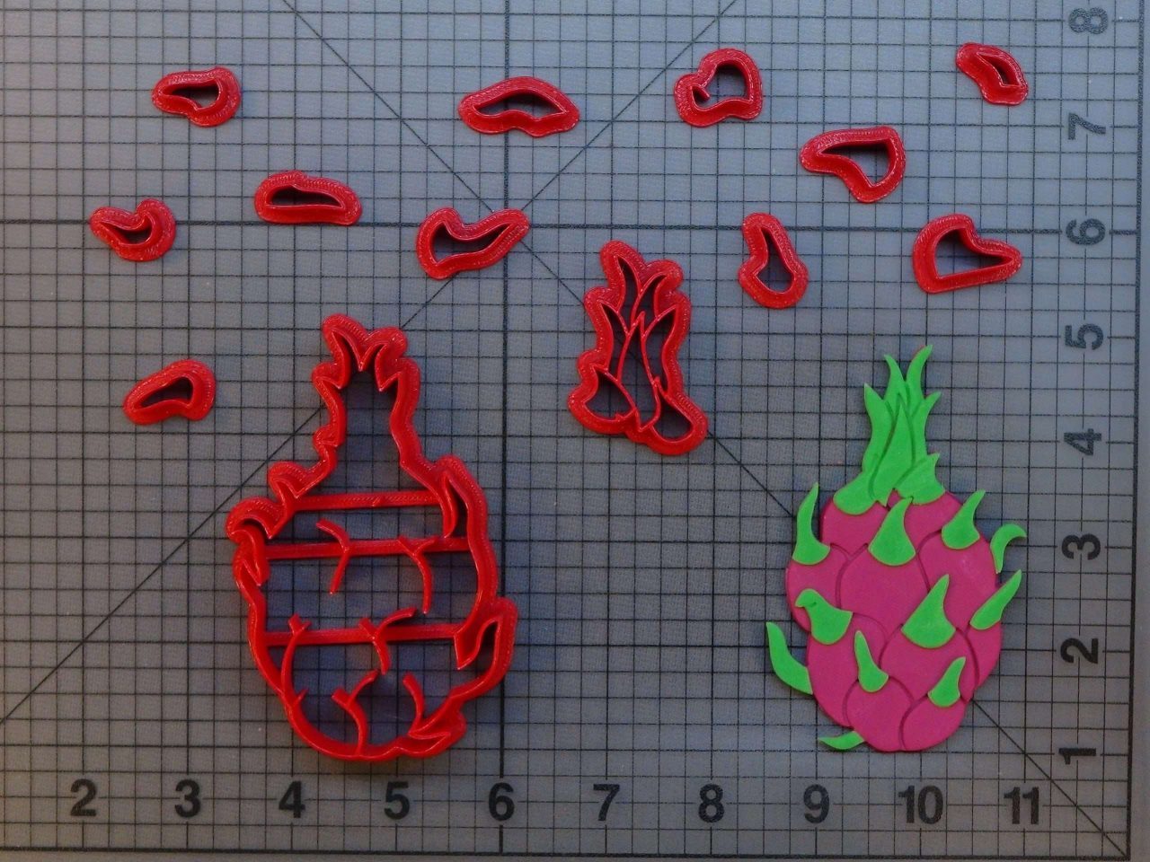 Dragon Fruit 266-C113 Cookie Cutter Set