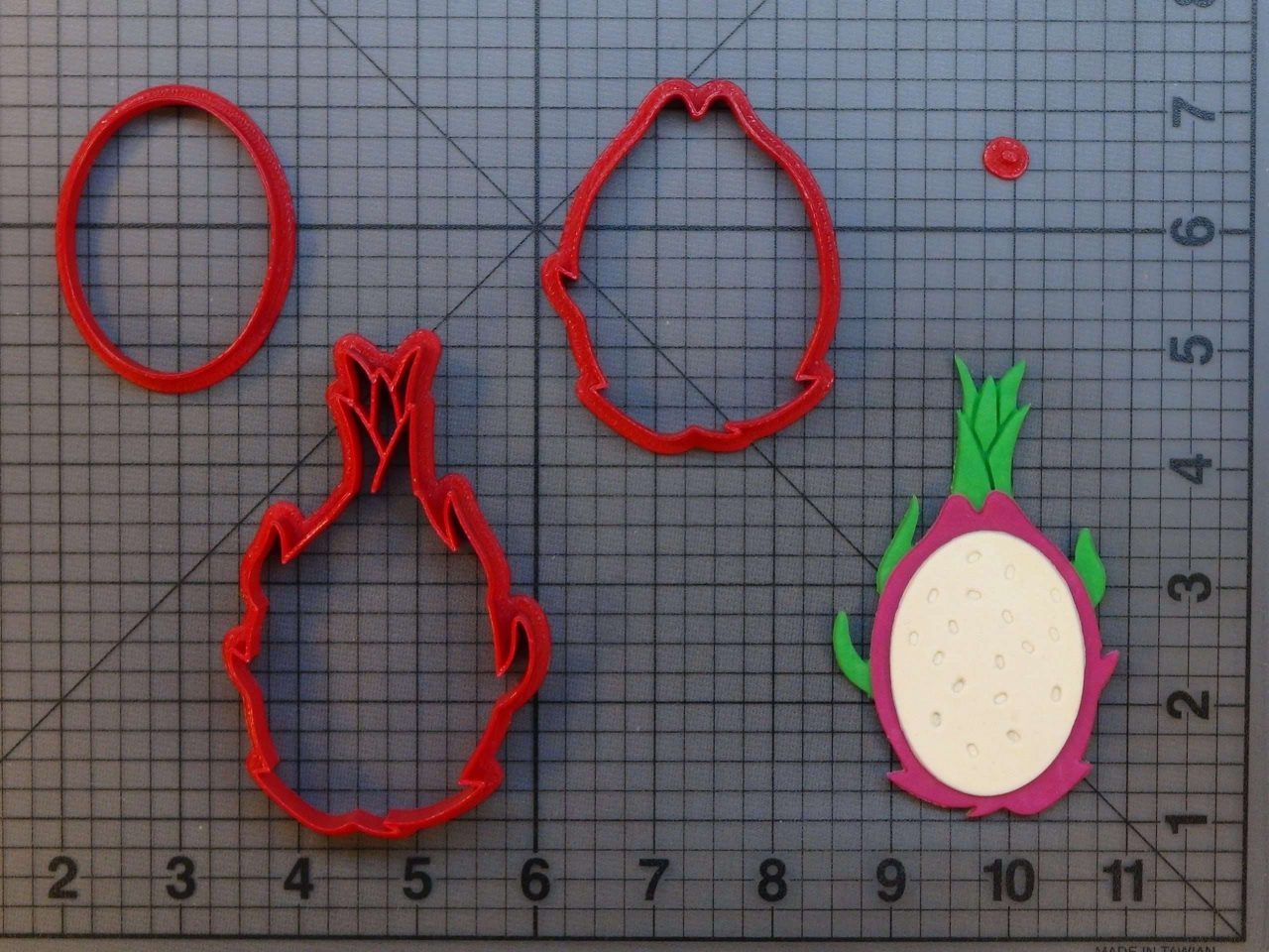 Dragon Fruit Half 266-C112 Cookie Cutter Set