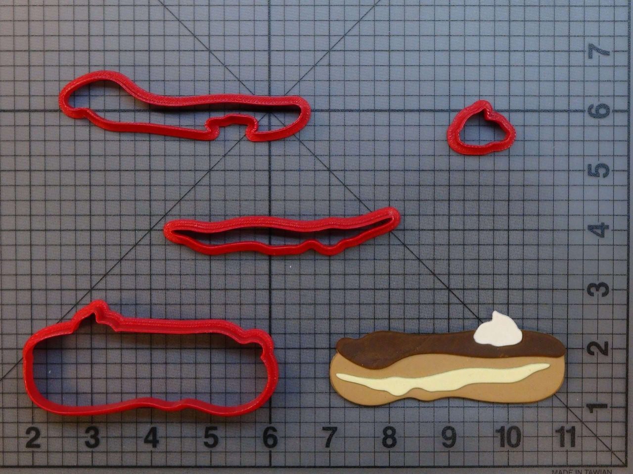 Eclaire Donut 266-C087 Cookie Cutter Set
