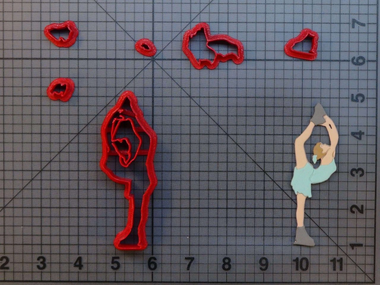 Figure Skater 266-C090 Cookie Cutter Set
