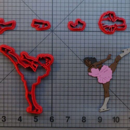 Figure Skater 266-C091 Cookie Cutter Set