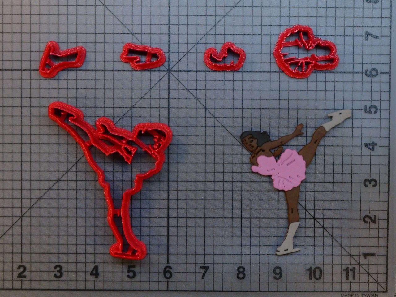 Figure Skater 266-C091 Cookie Cutter Set